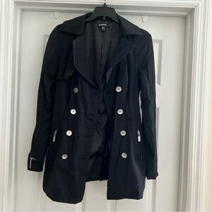 Bebe Women’s Trench Black Jacket Size S